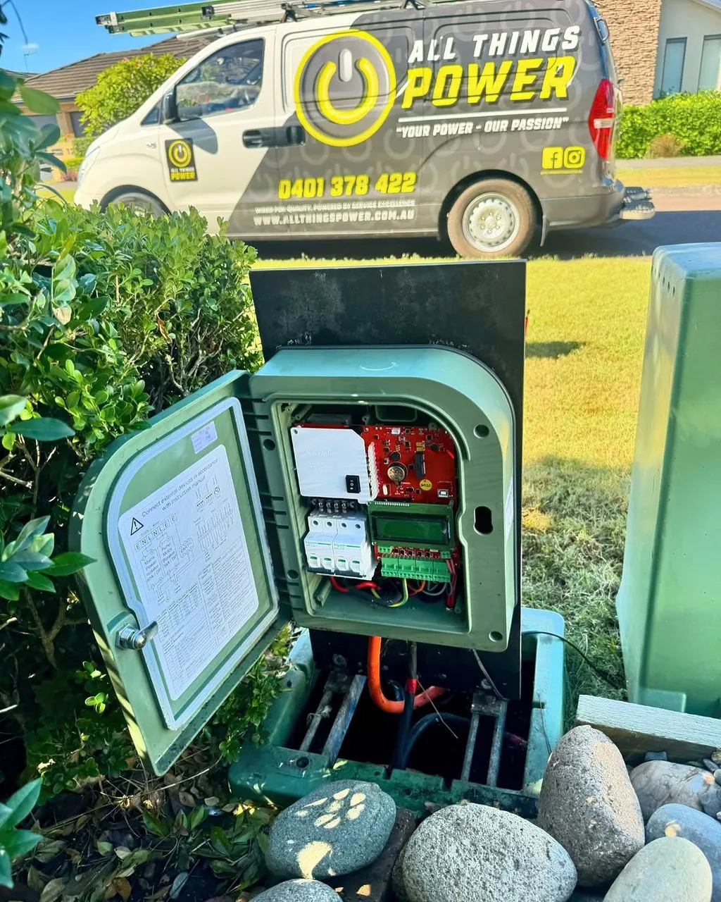 Underground service connection — All Things Power van