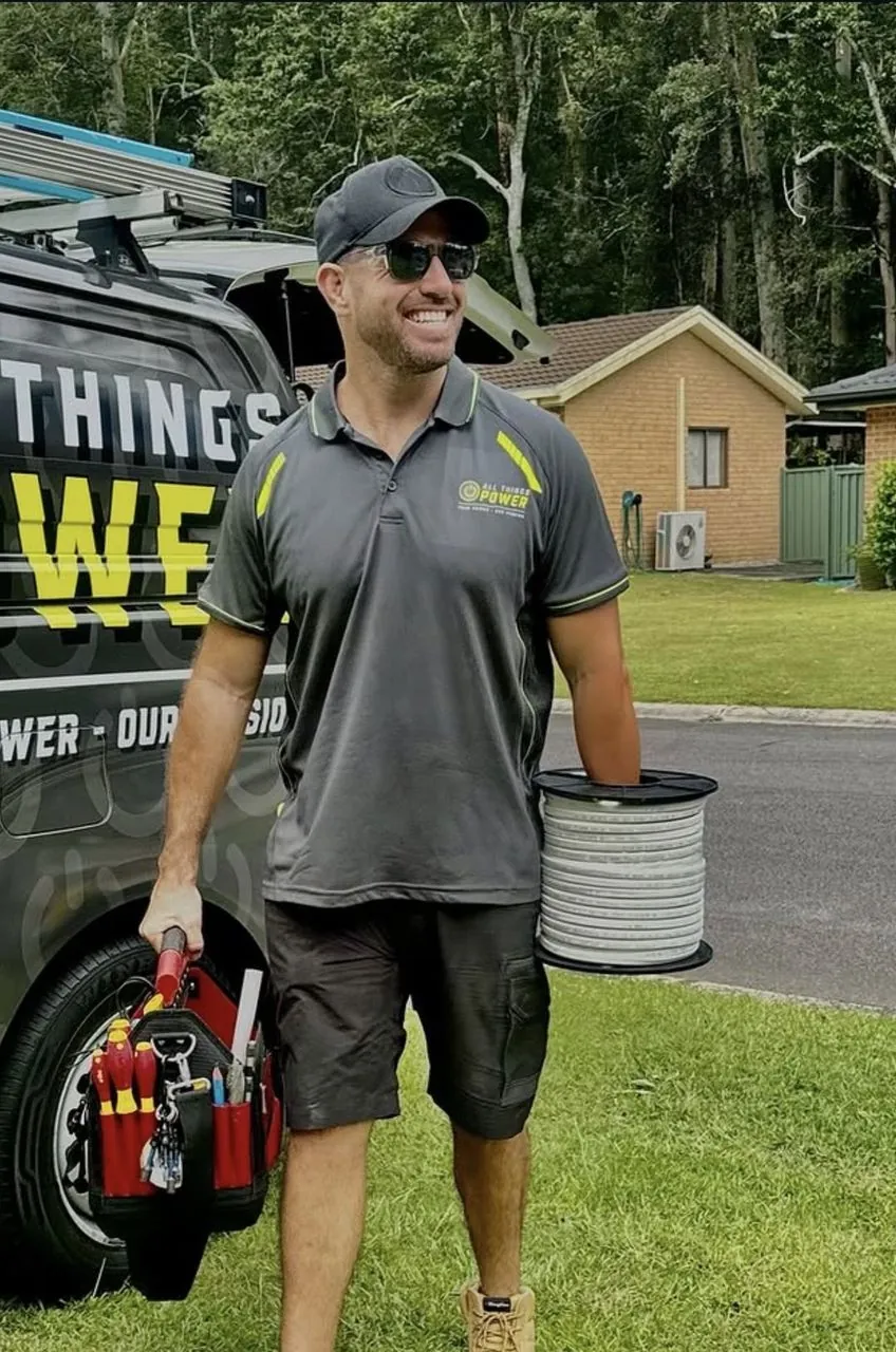 Michael Lee — owner of All Things Power, Central Coast electrician